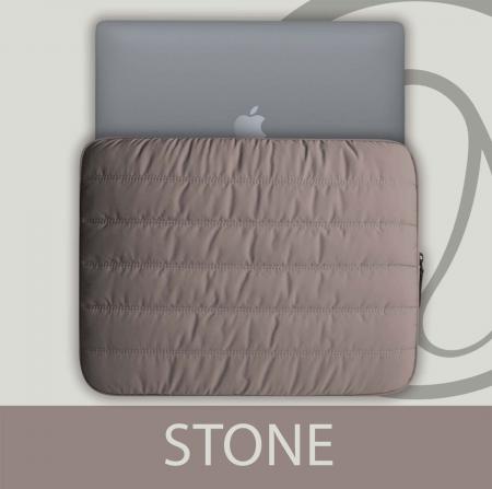 Чехол для Macbook Air/Pro 13 (18/20) Bustha Puffer Sleeve Nylo/Leather (BST755248) Stone Чехол для Macbook Air/Pro 13 (18/20) Bustha Puffer Sleeve Nylo/Leather (BST755248) Stone