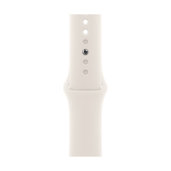Apple Watch Series 11, 46 мм корпус из алюминия цвета «Silver», ремешок Sport Band размера M/L цвета «Light Blush» Apple Watch Series 11, 46 мм корпус из алюминия цвета «Silver», ремешок Sport Band размера M/L цвета «Light Blush»