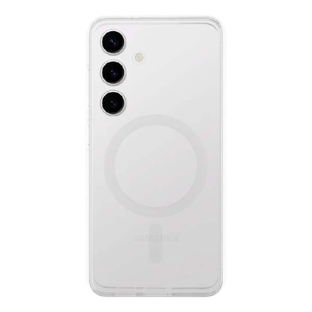 Чехол для Samsung S24 Plus/S25 Plus Silicone Case c MagSafe White, белый Чехол для Samsung S24 Plus/S25 Plus Silicone Case c MagSafe White, белый