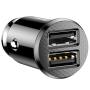 Автомобильное зарядное устройство Baseus 2 USB Fast Charging 3.1A Grain Car Charger Черный Автомобильное зарядное устройство Baseus 2 USB Fast Charging 3.1A Grain Car Charger Черный