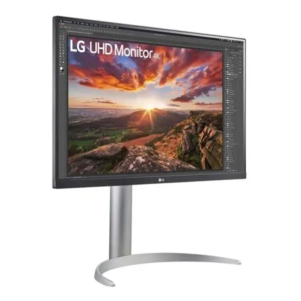 Монитор 27" LG UltraFine 27UP850K-W 3840x2160, 60Гц, IPS Чёрный