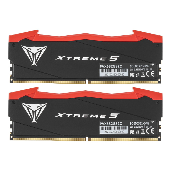 Оперативная память Patriot (PVX532G82C38K) DDR5 32GB 8200MHz CL38 DIMM 2x32