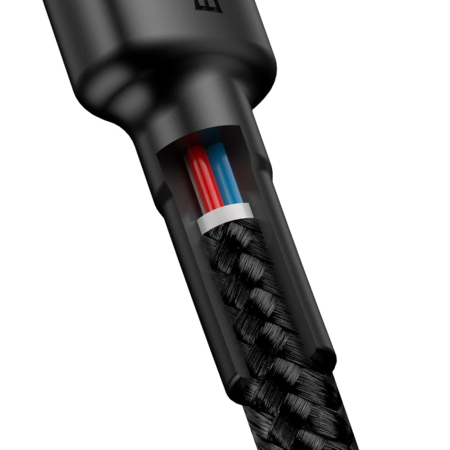 Кабель Baseus Cafule Type-C PD2.0 60W flash charging data line 20V, 3A, 2 м (CATKLF-HG1) Gray/Black Кабель Baseus Cafule Type-C PD2.0 60W flash charging data line 20V, 3A, 2 м (CATKLF-HG1) Gray/Black