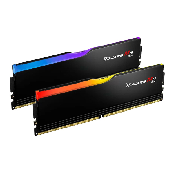 Оперативная память G.SKILL Ripjaws M5 RGB (F5 6000J3238G32GX2 RM5RK) DDR5 64GB 6000MHz CL32 UDIMM 2x32GB RGB Black