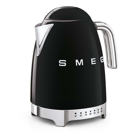 Чайник электрический с регулируемой температурой SMEG 50s style (KLF04BLEU) Черный Чайник электрический с регулируемой температурой SMEG 50s style (KLF04BLEU) Черный