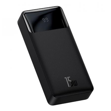 Внешний аккумулятор Baseus Bipow Digital Display Power Bank 20000mAh 15W PPBD20 (PPDML-J01) Черный Внешний аккумулятор Baseus Bipow Digital Display Power Bank 20000mAh 15W PPBD20 (PPDML-J01) Черный