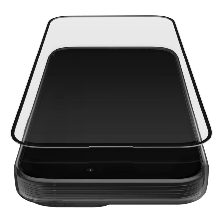 Защитное стекло для iPhone 16 Pro UNIQ OPTIX Matte (+installer), Clear/Black Защитное стекло для iPhone 16 Pro UNIQ OPTIX Matte (+installer), Clear/Black