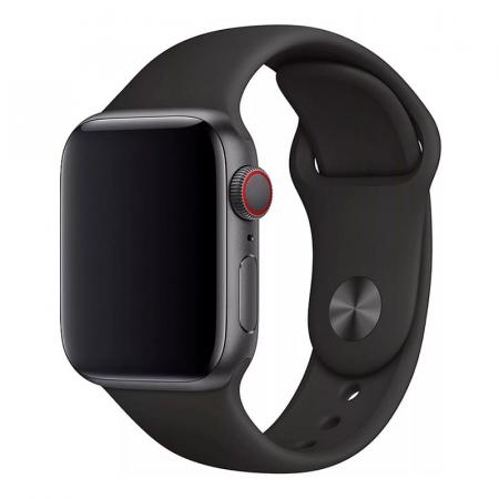 Ремешок "Silicone Band" для Apple Watch 42/44 мм Черный Ремешок "Silicone Band" для Apple Watch 42/44 мм Черный