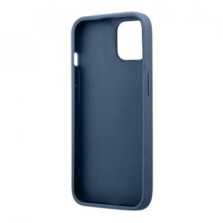 Чехол Guess для iPhone 14 PU 4G Stripe printed logo Hard (GUHCP14S4GDBL) Синий Чехол Guess для iPhone 14 PU 4G Stripe printed logo Hard (GUHCP14S4GDBL) Синий