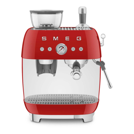 Кофемашина эспрессо со встроенной кофемолкой SMEG 50s style (EGF03RDEU) Красный Кофемашина эспрессо со встроенной кофемолкой SMEG 50s style (EGF03RDEU) Красный