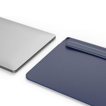 Чехол для MacBook Air 15.3" WiWU Skin Pro II Leather Sleeve Синий Чехол для MacBook Air 15.3" WiWU Skin Pro II Leather Sleeve Синий