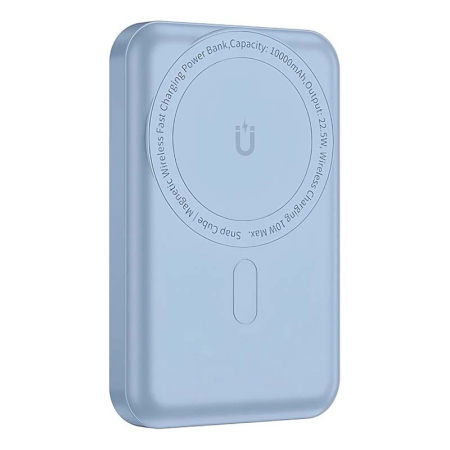 Внешний аккумулятор WiWU Power Bank Snap Cube-SC 10000mAh 22,5 Вт Светло-голубой Внешний аккумулятор WiWU Power Bank Snap Cube-SC 10000mAh 22,5 Вт Светло-голубой