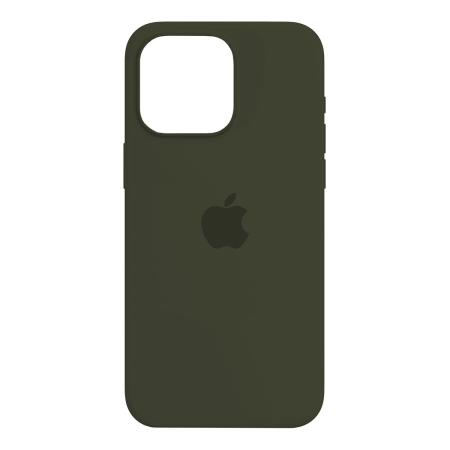 Чехол Silicone Case для Apple iPhone 15 Pro Max с MagSafe Clay, серый Чехол Silicone Case для Apple iPhone 15 Pro Max с MagSafe Clay, серый