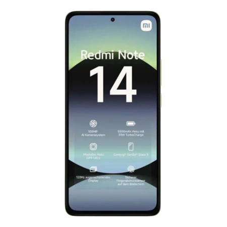 Xiaomi Redmi Note 14 8/256Gb Lime Green, зелёный Xiaomi Redmi Note 14 8/256Gb Lime Green, зелёный