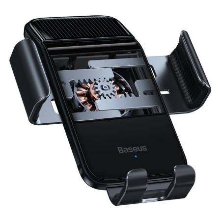 Автомобильный держатель Baseus Smart Solar Power Wireless Car Mount Electric Holder (SUZG000001) Черный Автомобильный держатель Baseus Smart Solar Power Wireless Car Mount Electric Holder (SUZG000001) Черный