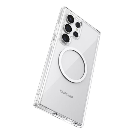 Чехол для Samsung Galaxy S24 Ultra Clear Case MagSafe Прозрачный Чехол для Samsung Galaxy S24 Ultra Clear Case MagSafe Прозрачный