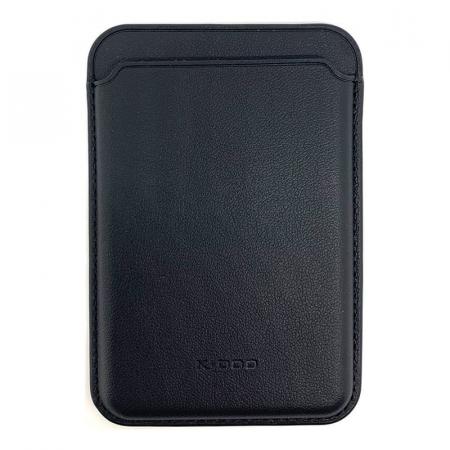 Чехол-бумажник для iPhone K-DOO Leather Wallet MagSafe Черный Чехол-бумажник для iPhone K-DOO Leather Wallet MagSafe Черный