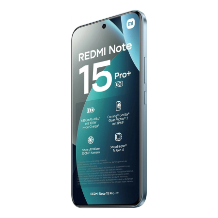 Xiaomi Redmi Note 15 Pro+ 5G 8/256Gb Glacier Blue, голубой