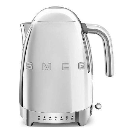 Чайник электрический с регулируемой температурой SMEG 50s style (KLF04SSEU) Полированная нержавеющая сталь Чайник электрический с регулируемой температурой SMEG 50s style (KLF04SSEU) Полированная нержавеющая сталь