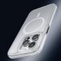 Чехол hoco. DROP PROOF Magnetic Smartphone Case для Apple iPhone 15 Pro Прозрачный белый Чехол hoco. DROP PROOF Magnetic Smartphone Case для Apple iPhone 15 Pro Прозрачный белый