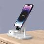 Беспроводная зарядная станция Deppa 3в1 MagSafe iPhone, Apple Watch, Airpods (23155) White, белый Беспроводная зарядная станция Deppa 3в1 MagSafe iPhone, Apple Watch, Airpods (23155) White, белый
