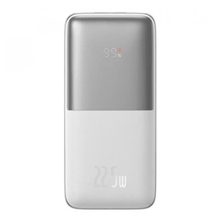 Внешний аккумулятор Baseus Bipow Pro Digital Display Fast Charge 10000mAh 20W с кабелем USB - Type-C, 3A, 0,3 м PPBD2-1020 (PPBD040102) Белый Внешний аккумулятор Baseus Bipow Pro Digital Display Fast Charge 10000mAh 20W с кабелем USB - Type-C, 3A, 0,3 м PPBD2-1020 (PPBD040102) Белый