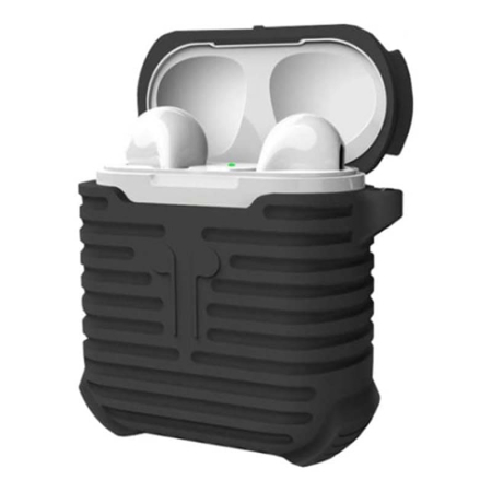 Чехол для Apple AirPods COTEetCI Silicone series (CS8106-BK) Black, черный Чехол для Apple AirPods COTEetCI Silicone series (CS8106-BK) Black, черный
