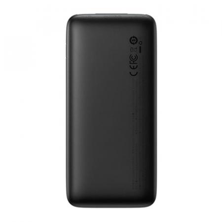 Внешний аккумулятор Baseus Bipow Pro Digital Display Fast Charge 10000mAh 22.5W с кабелем USB - Type-C, 3A, 0,3 м PPBD2-1022 (PPBD040001) Черный Внешний аккумулятор Baseus Bipow Pro Digital Display Fast Charge 10000mAh 22.5W с кабелем USB - Type-C, 3A, 0,3 м PPBD2-1022 (PPBD040001) Черный