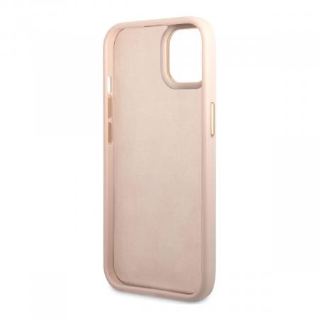 Чехол Guess для iPhone 14 Plus CG Mobile PU 4G Script metal logo Hard (GUHCP14MHG4SHP) Розовый Чехол Guess для iPhone 14 Plus CG Mobile PU 4G Script metal logo Hard (GUHCP14MHG4SHP) Розовый