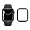 Защитное керамическое стекло для Apple Watch 45 мм WiWU iVista Watch Screen film Прозрачный