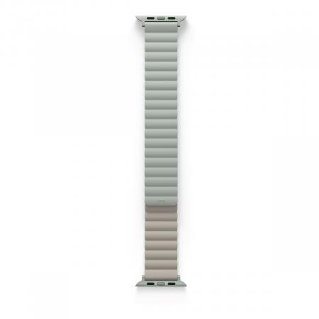 Ремешок UNIQ для Apple Watch 42/44/45/49 мм Revix reversible Magnetic (45MM-REVSAGBEG) Зеленый/Бежевый Ремешок UNIQ для Apple Watch 42/44/45/49 мм Revix reversible Magnetic (45MM-REVSAGBEG) Зеленый/Бежевый