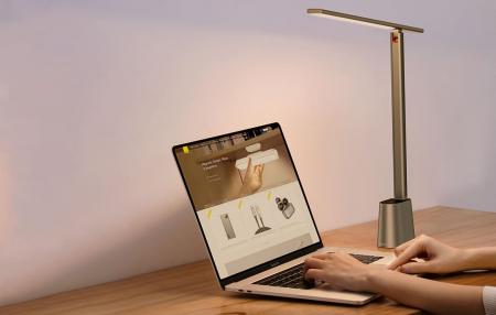 Настольная лампа Baseus Smart Eye Series Charging Folding Reading Desk Lamp (DGZG-0G) Серый Настольная лампа Baseus Smart Eye Series Charging Folding Reading Desk Lamp (DGZG-0G) Серый