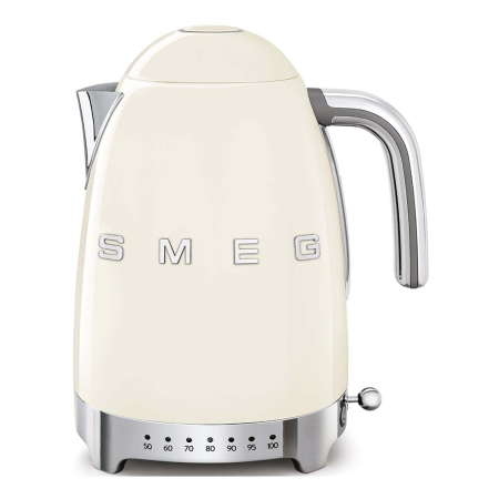 Чайник электрический с регулируемой температурой SMEG 50s style (KLF04CREU) Кремовый Чайник электрический с регулируемой температурой SMEG 50s style (KLF04CREU) Кремовый