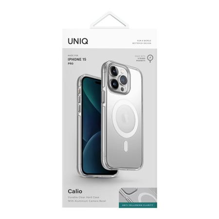Чехол для iPhone 15 Pro с MagSafe UNIQ Calio (IP6.1P(2023)-CALIOMTRAN) Прозрачный Чехол для iPhone 15 Pro с MagSafe UNIQ Calio (IP6.1P(2023)-CALIOMTRAN) Прозрачный
