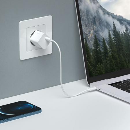 СЗУ Deppa Wall Charger GaN USB-C, Power Delivery, 20Вт (11400) Белый СЗУ Deppa Wall Charger GaN USB-C, Power Delivery, 20Вт (11400) Белый
