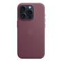 Чехол FineWoven Case для Apple iPhone 15 Pro с MagSafe Mulberry, фиолетовый Чехол FineWoven Case для Apple iPhone 15 Pro с MagSafe Mulberry, фиолетовый