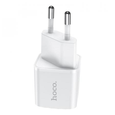 Скоростное зарядное устройство hoco. Starter Type-C 20W (N10) Белый Скоростное зарядное устройство hoco. Starter Type-C 20W (N10) Белый
