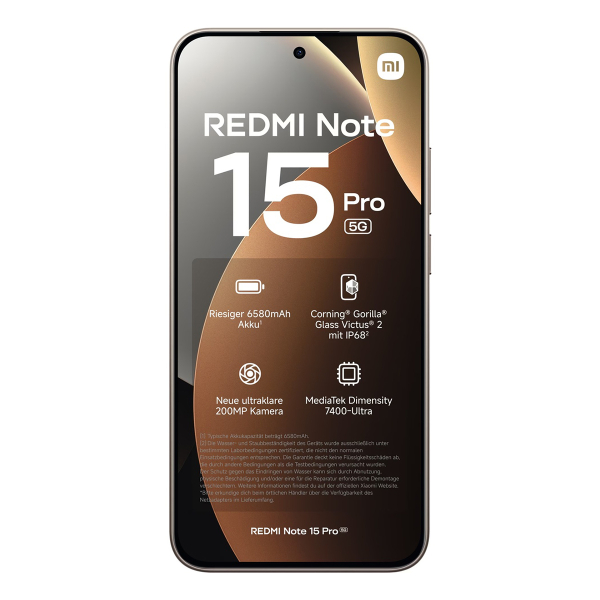 Xiaomi Redmi Note 15 Pro 5G 8/256Gb Titanium Color, титан