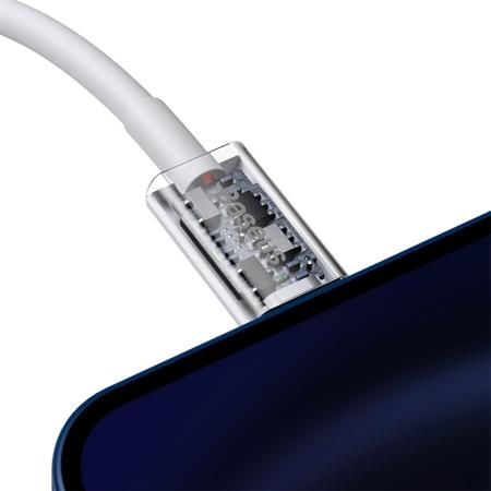 Кабель Baseus Superior Series Fast Charging Data Cable Type-C – Lightning PD 20W, 1 м (CATLYS-A02) Белый Кабель Baseus Superior Series Fast Charging Data Cable Type-C – Lightning PD 20W, 1 м (CATLYS-A02) Белый