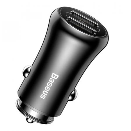Автомобильное зарядное устройство Baseus Dual-USB Car Charger 4.8A (CCALL-GB01) Черный Автомобильное зарядное устройство Baseus Dual-USB Car Charger 4.8A (CCALL-GB01) Черный