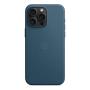 Чехол Кожаный Apple iPhone 15 Pro Max с MagSafe Blue, синий Чехол Кожаный Apple iPhone 15 Pro Max с MagSafe Blue, синий