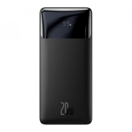 Внешний аккумулятор Baseus Bipow Digital Display Power Bank 10000mAh 20W PPDML-L01 (PPBD10K) Черный Внешний аккумулятор Baseus Bipow Digital Display Power Bank 10000mAh 20W PPDML-L01 (PPBD10K) Черный