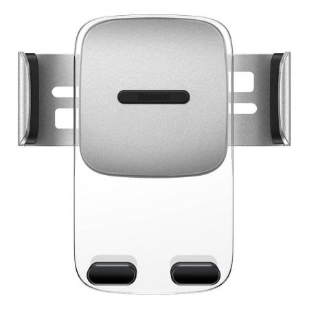 Автомобильный держатель Baseus Easy Control Clamp Car Mount Holder (Standard) For Air Outlets Silver (SUYK000112) Серебристый Автомобильный держатель Baseus Easy Control Clamp Car Mount Holder (Standard) For Air Outlets Silver (SUYK000112) Серебристый