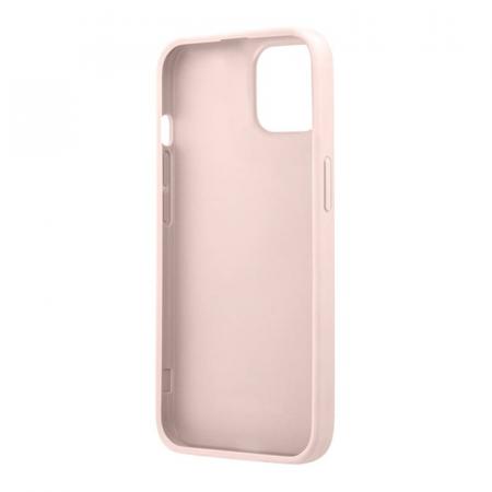 Чехол Guess для iPhone 14 PU 4G Stripe printed logo Hard (GUHCP14S4GDPI) Розовый Чехол Guess для iPhone 14 PU 4G Stripe printed logo Hard (GUHCP14S4GDPI) Розовый